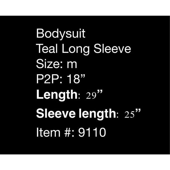 Women Plain Long Sleeve Slim Fit Bodysuits Basic V Neck Casual Jumpsuit Teal- si - Picture 6 of 6